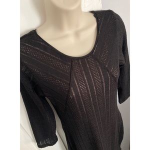 Sanctuary Lined Knit 3/4-Sleeve Sweater Dress Size Small NWOT